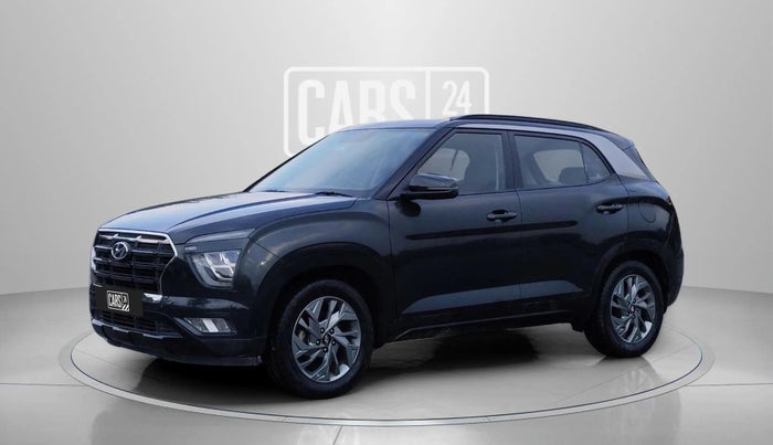 2021 Hyundai Creta SX (O) 1.4 TURBO DCT, Petrol, Automatic, 52,589 km, Left Front Diagonal