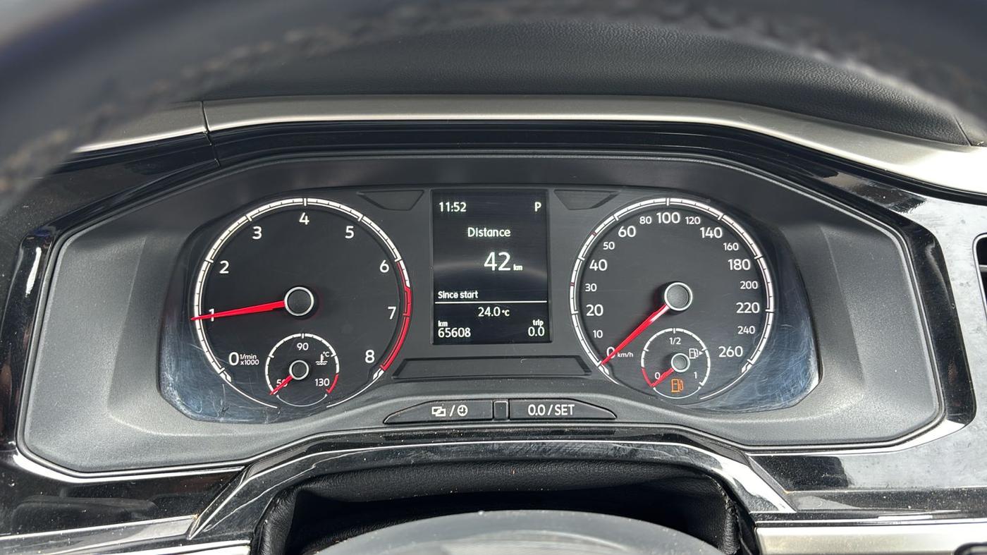 2022 Volkswagen VIRTUS HIGHLINE TSI 1.0 AT, Petrol, Automatic, 65,564 km, Odometer Image