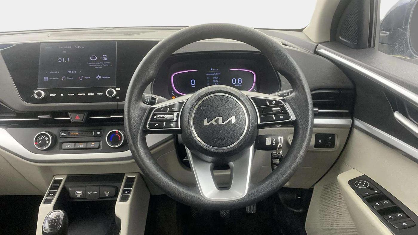 2022 KIA CARENS PRESTIGE 1.5 PETROL 7 STR, Petrol, Manual, 39,352 km, Steering Wheel Close Up
