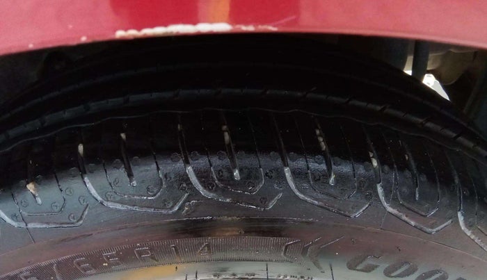 2017 Tata Tiago XZ PETROL, Petrol, Manual, 1,05,299 km, Left Rear Tyre Tread