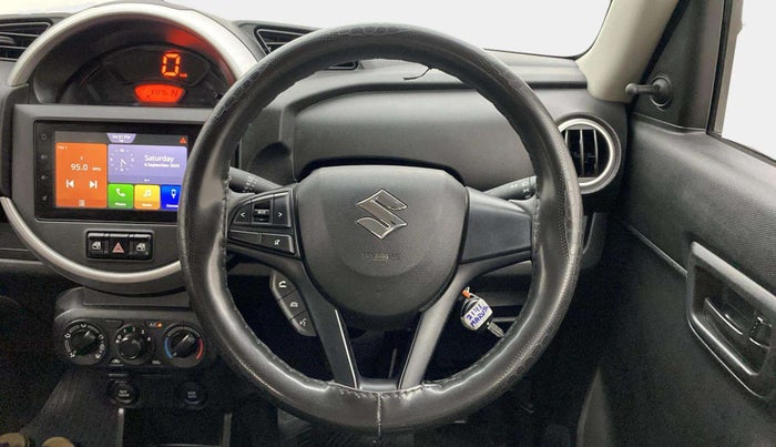 2021 Maruti S PRESSO VXI PLUS AMT, Petrol, Automatic, 37,353 km, Steering Wheel Close Up
