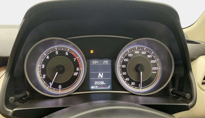 2019 Maruti Dzire VXI AMT, Petrol, Automatic, 35,598 km, Odometer Image
