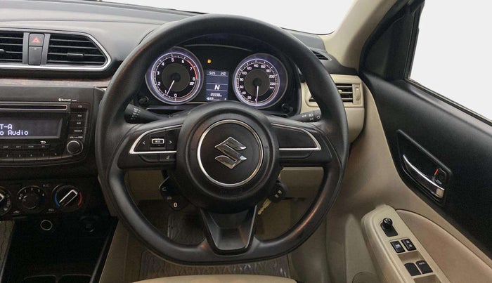 2019 Maruti Dzire VXI AMT, Petrol, Automatic, 35,598 km, Steering Wheel Close Up