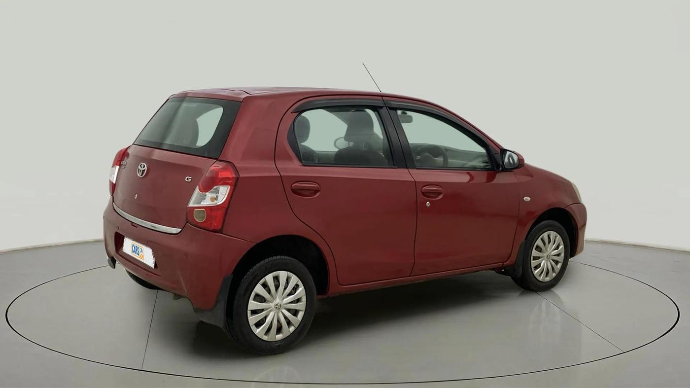2013 Toyota Etios Liva G, Petrol, Manual, 78,202 km, Right Back Diagonal
