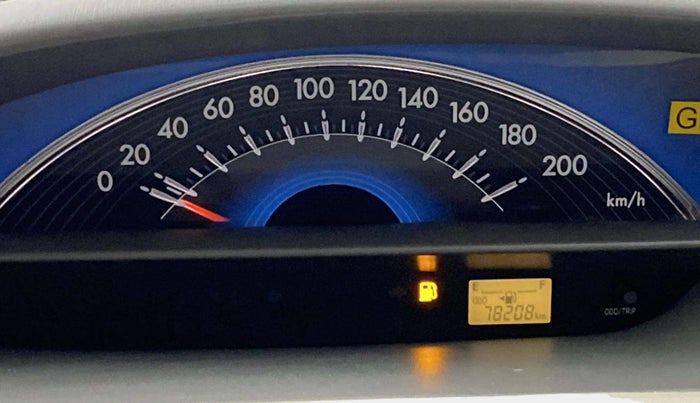 2013 Toyota Etios Liva G, Petrol, Manual, 78,202 km, Odometer Image