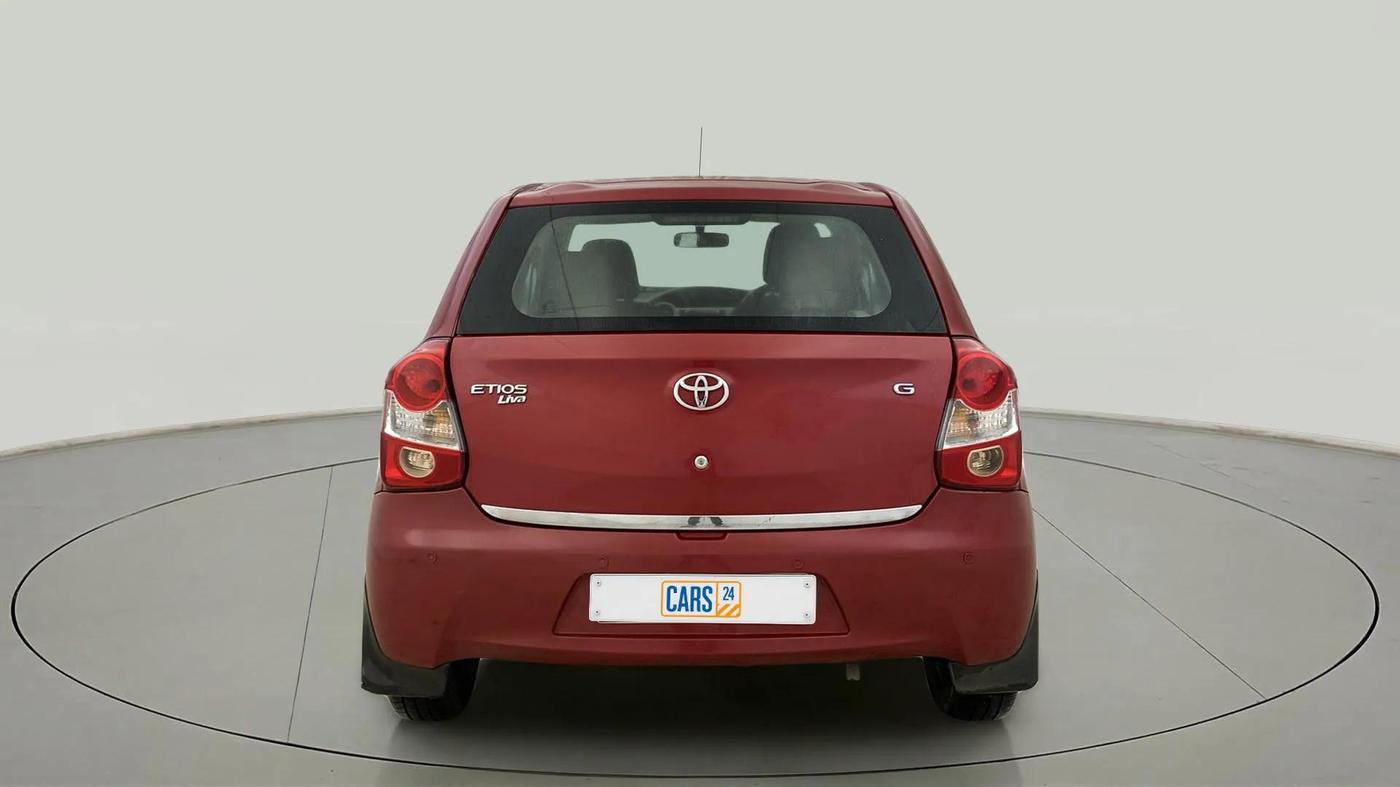 2013 Toyota Etios Liva G, Petrol, Manual, 78,202 km, Back/Rear