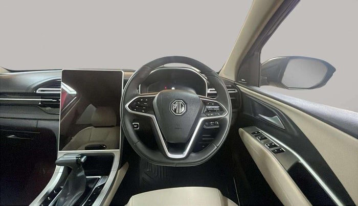 2023 MG HECTOR SHARP PRO 1.5 PETROL TURBO CVT PETROL, Petrol, Automatic, 3,394 km, Steering Wheel Close Up
