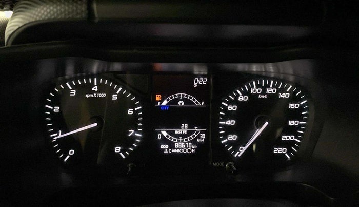 2021 Tata ALTROZ XZ PETROL, Petrol, Manual, 88,639 km, Odometer Image