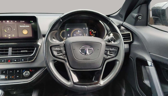 2023 Tata Harrier XZA PLUS O DARK EDITION, Diesel, Automatic, 11,544 km, Steering Wheel Close Up