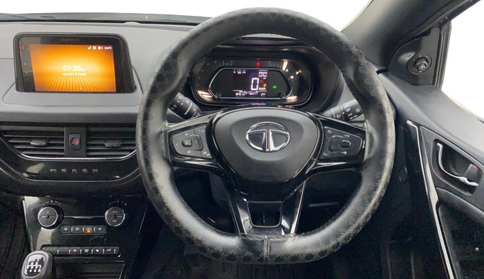 2022 Tata NEXON XZ PLUS (O) PETROL DARK EDITION, Petrol, Manual, 16,456 km, Steering Wheel Close Up