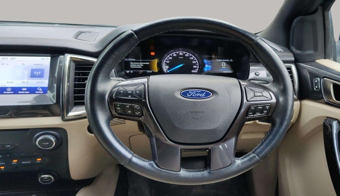2021 Ford Endeavour TITANIUM PLUS 2.0 4X4 AT SUNROOF, Diesel, Automatic, 54,509 km, Steering Wheel Close Up