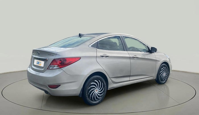 2012 Hyundai Verna FLUIDIC 1.6 VTVT EX, Petrol, Manual, 1,00,158 km, Right Back Diagonal