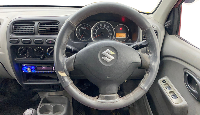 2013 Maruti Alto K10 VXI, Petrol, Manual, 86,838 km, Steering Wheel Close Up