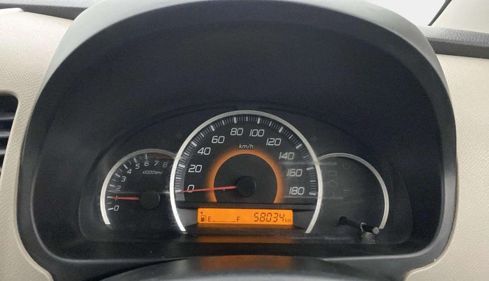 2015 Maruti Wagon R 1.0 VXI, Petrol, Manual, 58,026 km, Odometer Image