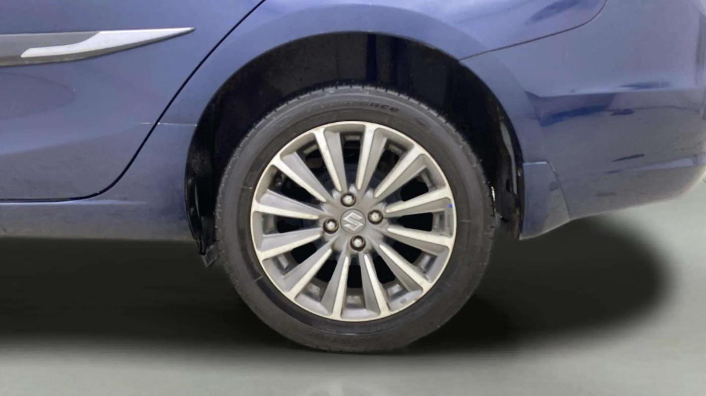 2023 Maruti Ciaz ALPHA  AT 1.5 SHVS PETROL, Petrol, Automatic, 8,655 km, Left Rear Wheel