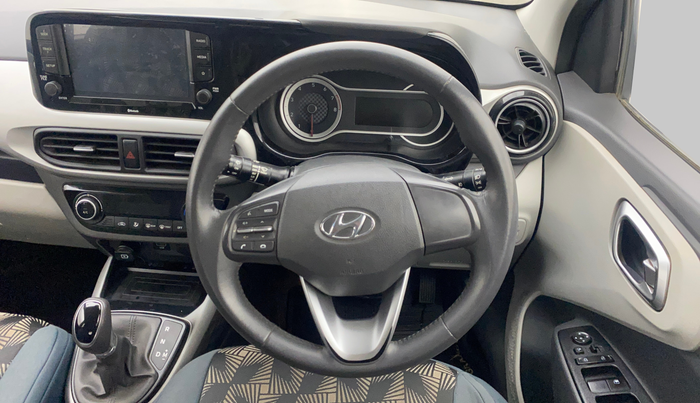 2021 Hyundai GRAND I10 NIOS ASTA AMT 1.2 KAPPA VTVT, Petrol, Automatic, 30,039 km, Steering Wheel Close Up