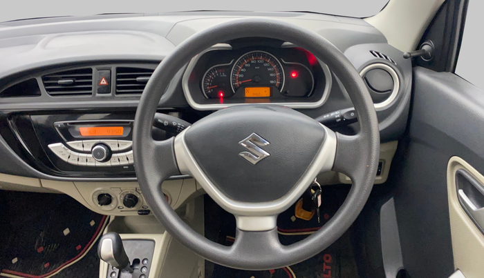 2018 Maruti Alto K10 VXI (O) AMT, Petrol, Automatic, 9,397 km, Steering Wheel Close Up