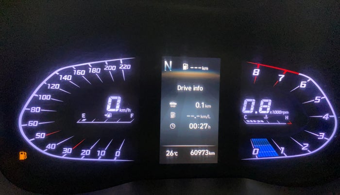 2020 Hyundai Verna SX (O) 1.0 TURBO DCT, Petrol, Automatic, 60,951 km, Odometer Image