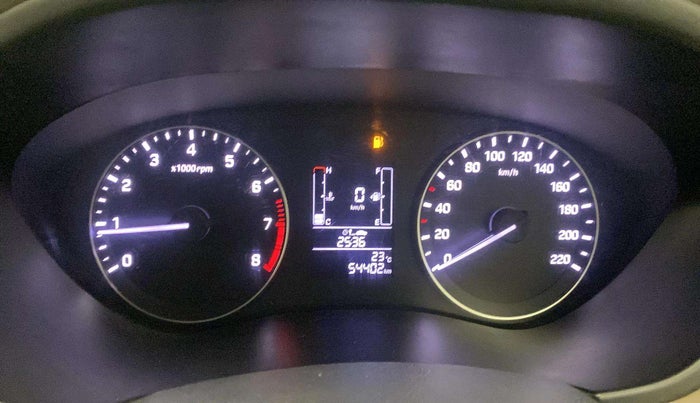 2016 Hyundai Elite i20 SPORTZ 1.2, Petrol, Manual, 54,401 km, Odometer Image