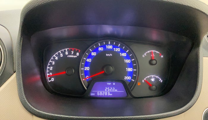 2015 Hyundai Xcent SX 1.2, Petrol, Manual, 68,253 km, Odometer Image