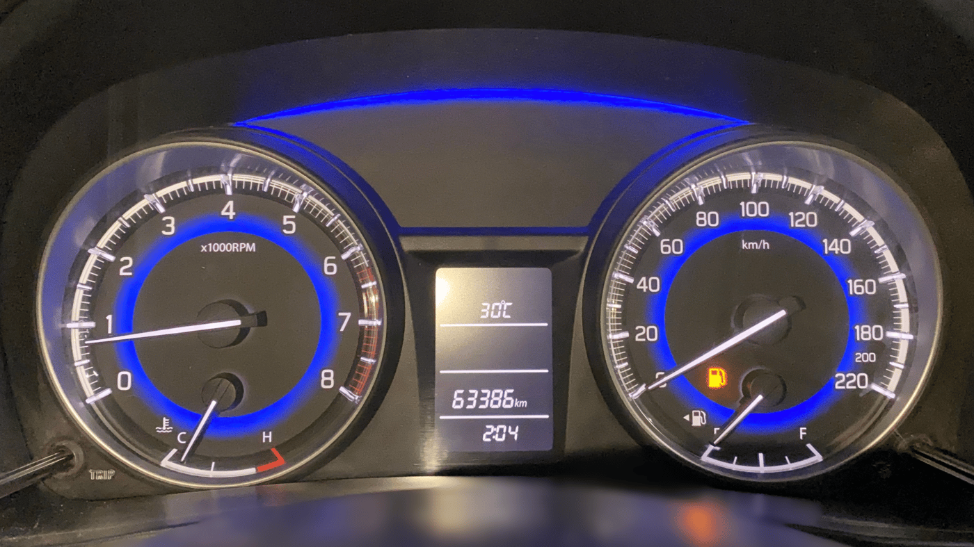2015 Maruti Baleno DELTA PETROL 1.2, Petrol, Manual, 63,367 km, Odometer Image