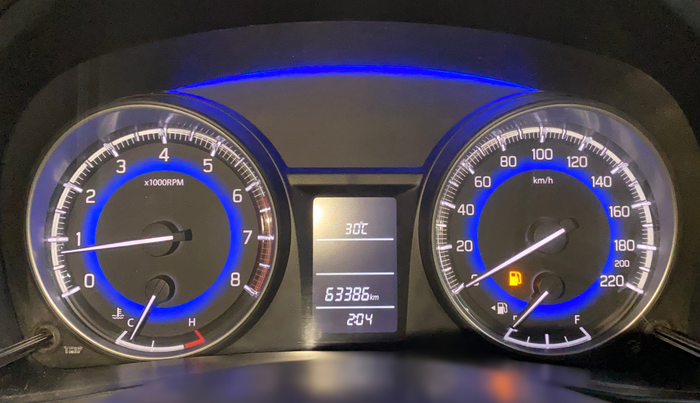 2015 Maruti Baleno DELTA PETROL 1.2, Petrol, Manual, 63,334 km, Odometer Image