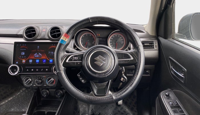 2021 Maruti Swift VXI, Petrol, Manual, 1,29,983 km, Steering Wheel Close Up