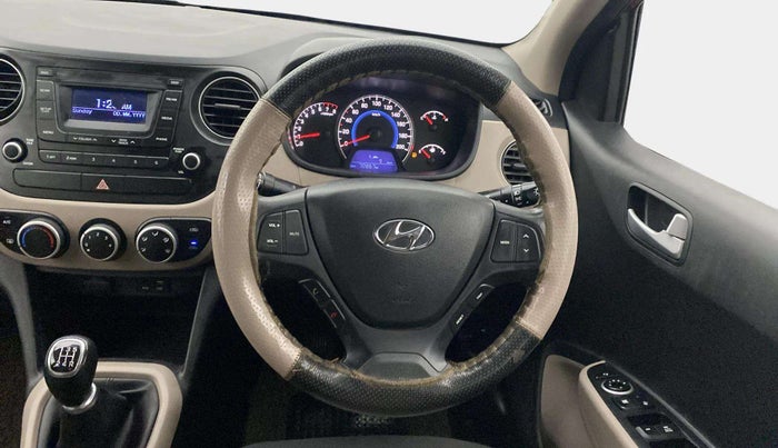 2016 Hyundai Grand i10 SPORTZ 1.2 KAPPA VTVT, Petrol, Manual, 70,859 km, Steering Wheel Close Up