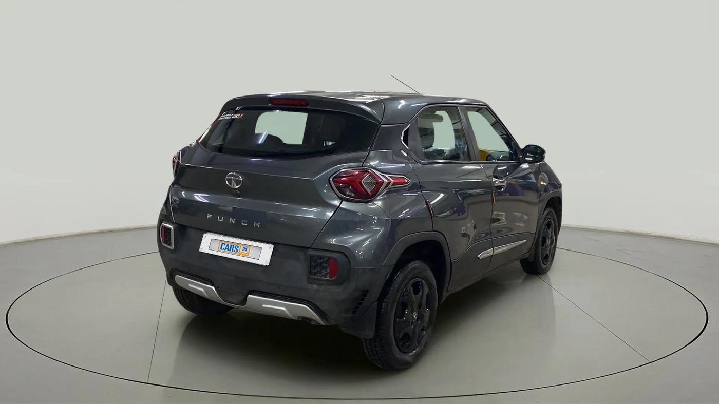 2022 Tata PUNCH ACCOMPLISHED AMT, Petrol, Automatic, 27,427 km, Right Back Diagonal