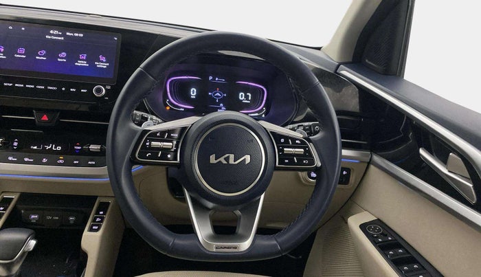 2023 KIA CARENS LUXURY PLUS 1.5 TURBO PETROL DCT 7 STR, Petrol, Automatic, 56,891 km, Steering Wheel Close Up