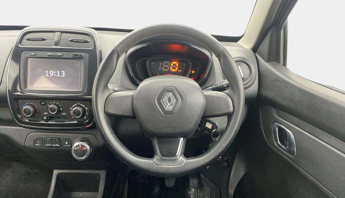 2018 Renault Kwid RXT 1.0 AMT (O), Petrol, Automatic, 34,900 km, Steering Wheel Close Up