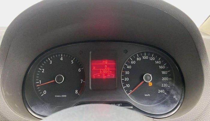 2012 Volkswagen Vento TRENDLINE 1.6, Petrol, Manual, 67,801 km, Odometer Image