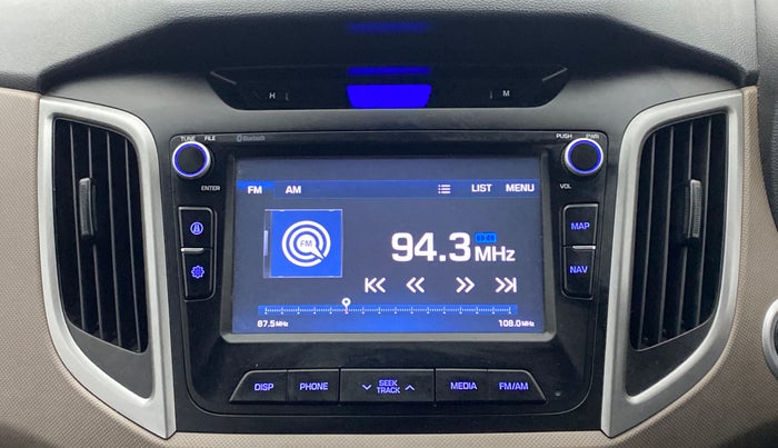 2017 Hyundai Creta 1.6 SX PLUS AUTO PETROL, Petrol, Automatic, 45,708 km, Infotainment System