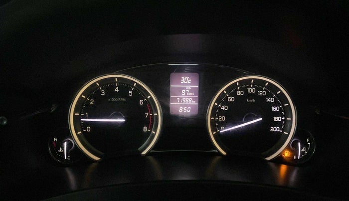 2016 Maruti Ciaz ZXI+, Petrol, Manual, 71,955 km, Odometer Image