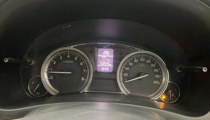 2018 Maruti Ciaz DELTA 1.4 MT PETROL, Petrol, Manual, 1,33,494 km, Odometer Image