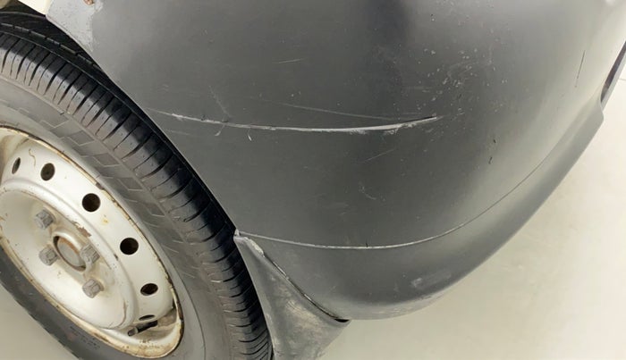 2011 Maruti Alto LXI, Petrol, Manual, 1,07,439 km, Rear bumper - Minor scratches