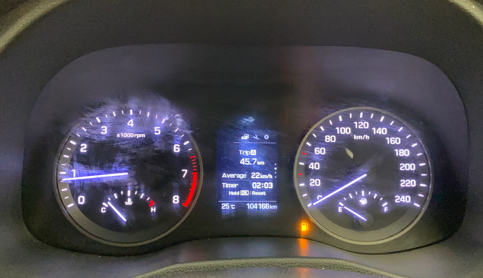 2016 Hyundai Tucson 2WD MT PETROL, Petrol, Manual, 1,04,120 km, Odometer Image