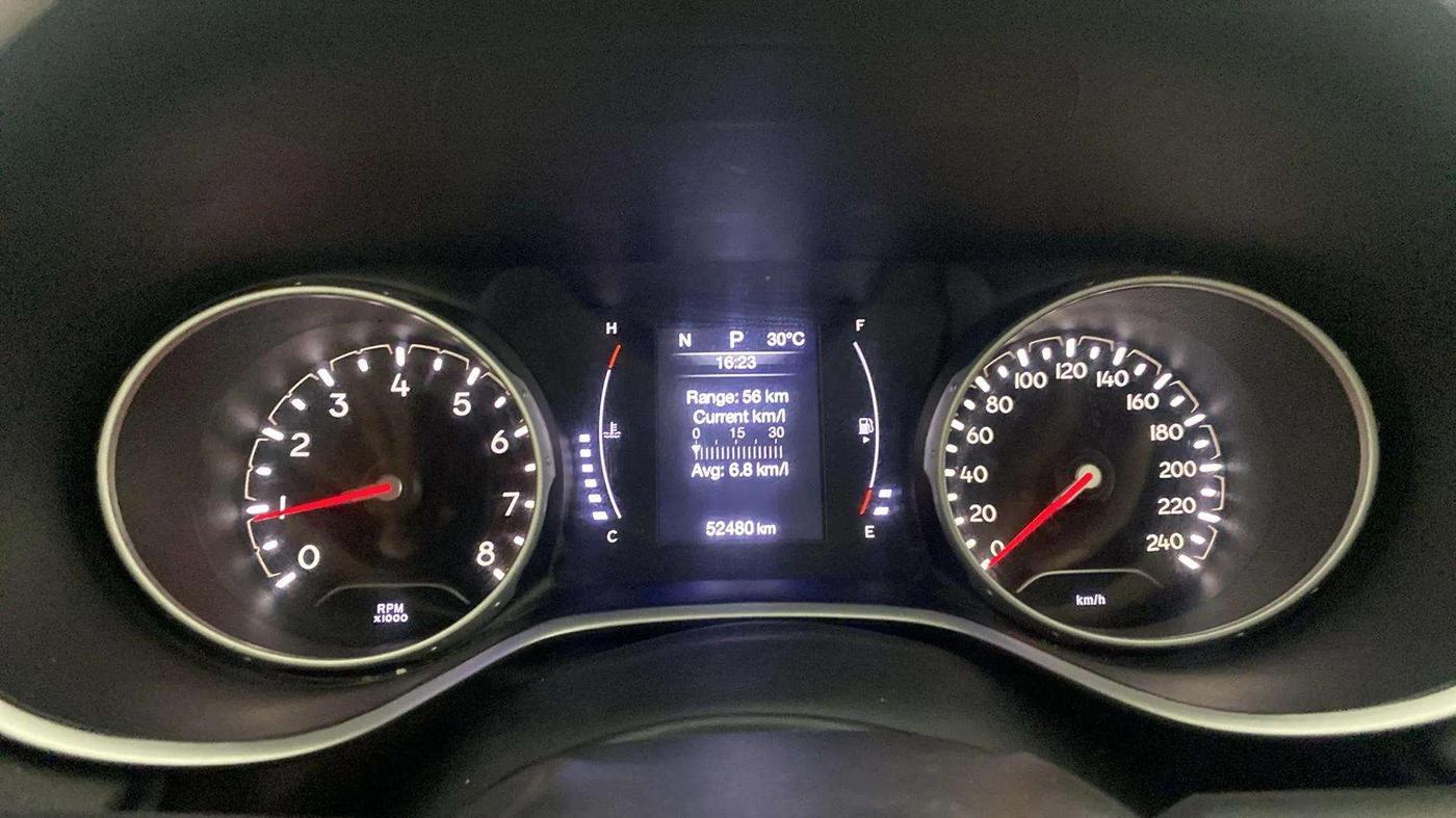 2019 Jeep Compass LONGITUDE (O) 1.4 PETROL AT, Petrol, Automatic, 52,289 km, Odometer Image