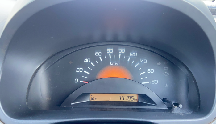 2012 Maruti Wagon R 1.0 LXI, Petrol, Manual, 74,095 km, Odometer Image