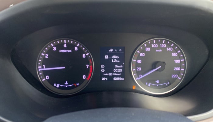 2017 Hyundai Elite i20 ASTA 1.2 (O), Petrol, Manual, 42,841 km, Odometer Image