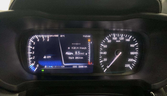 2021 Tata ALTROZ XZ PLUS PETROL DARK EDITION, Petrol, Manual, 53,435 km, Odometer Image