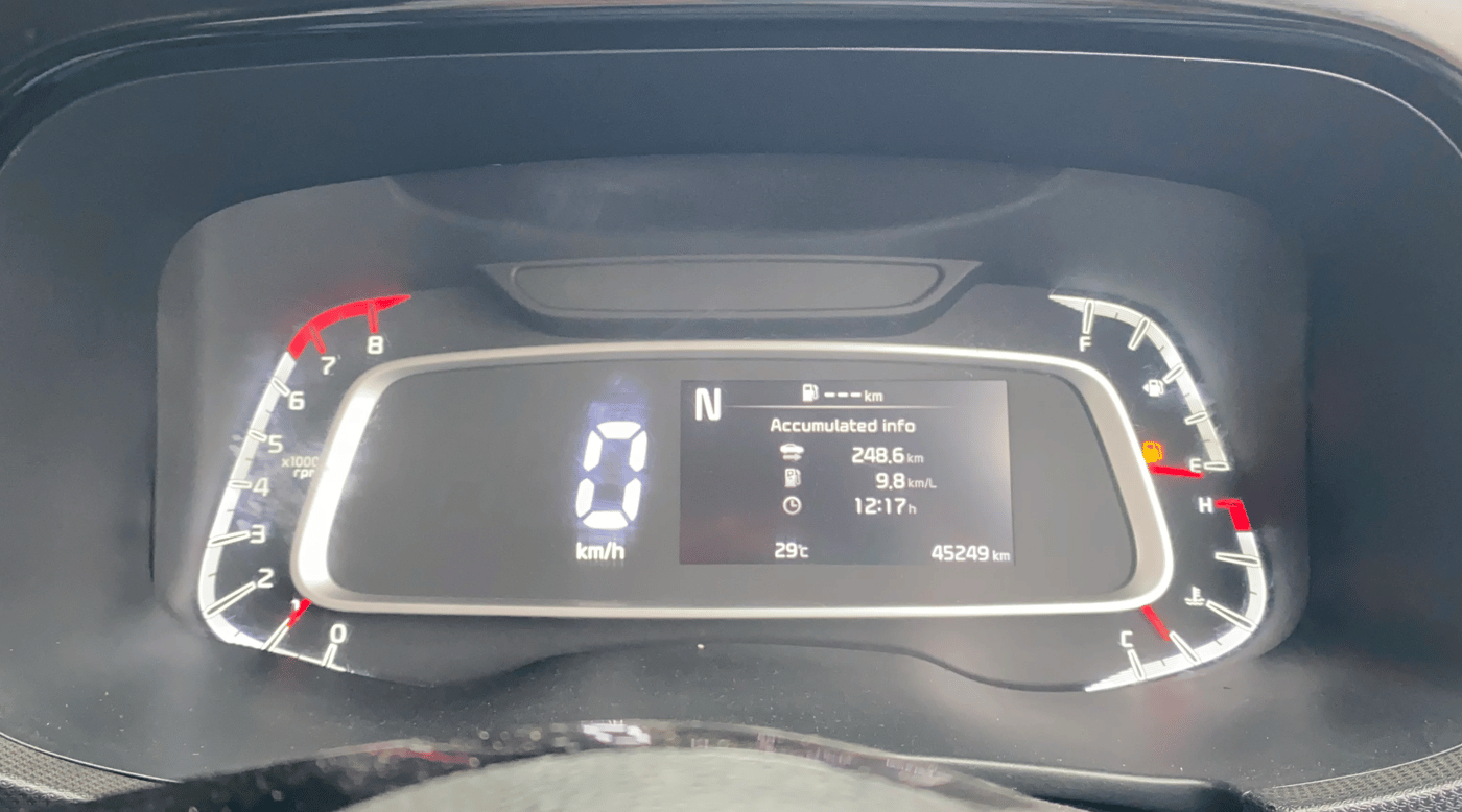 2022 KIA SONET GTX PLUS 1.0 IMT, Petrol, Manual, 45,239 km, Odometer Image