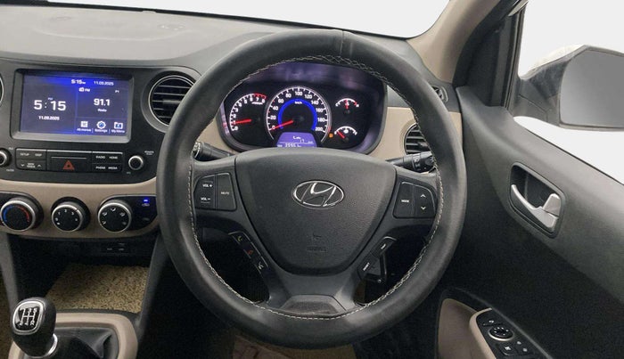 2018 Hyundai Grand i10 SPORTZ 1.2 KAPPA VTVT, Petrol, Manual, 39,931 km, Steering Wheel Close Up