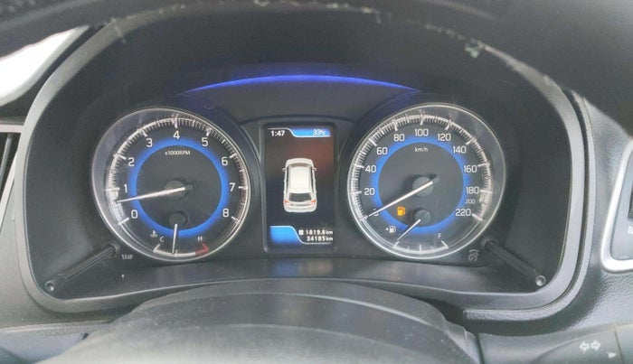 2021 Maruti Baleno ZETA PETROL 1.2, Petrol, Manual, 34,184 km, Odometer Image