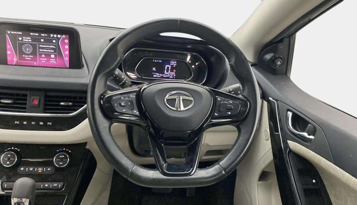2023 Tata NEXON XZA PLUS LUXURY SUNROOF PETROL, Petrol, Automatic, 31,980 km, Steering Wheel Close Up