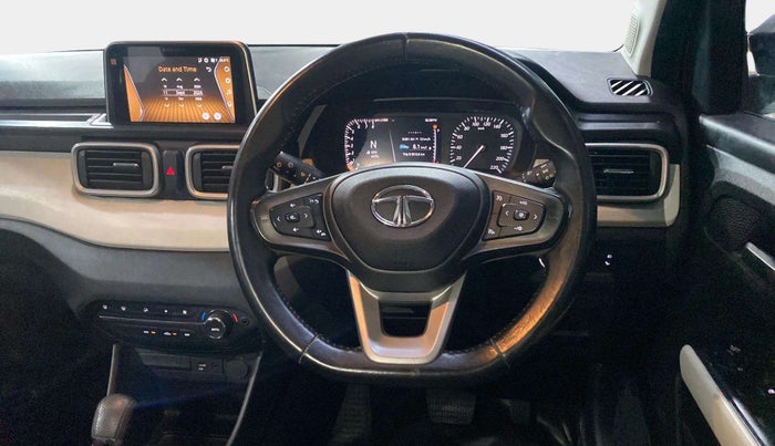 2022 Tata PUNCH CREATIVE AMT 1.2 RTN DUAL TONE, Petrol, Automatic, 30,100 km, Steering Wheel Close Up