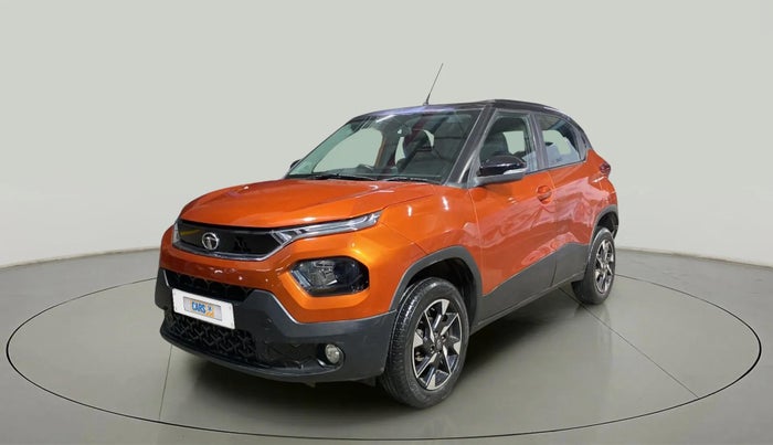 2022 Tata PUNCH CREATIVE AMT 1.2 RTN DUAL TONE, Petrol, Automatic, 30,100 km, Left Front Diagonal