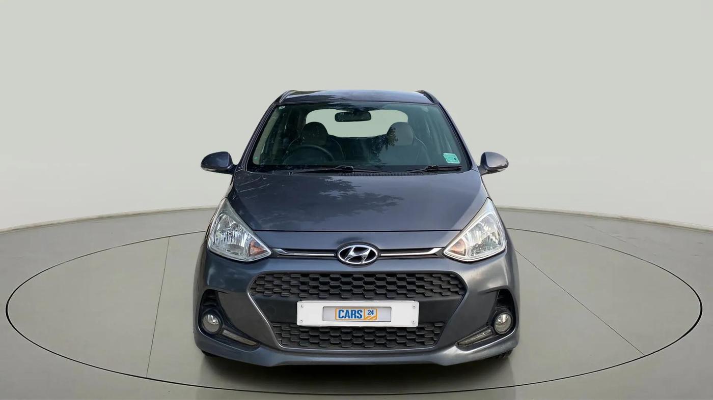 2019 Hyundai Grand i10 SPORTZ AT 1.2 KAPPA VTVT, Petrol, Automatic, 45,294 km, Front