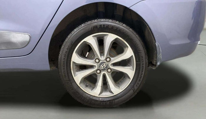 2015 Hyundai Xcent SX 1.2 (O), Petrol, Manual, 1,40,947 km, Left Rear Wheel