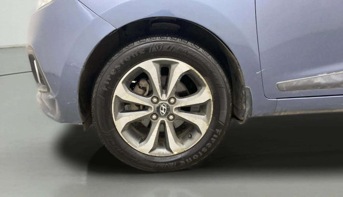 2015 Hyundai Xcent SX 1.2 (O), Petrol, Manual, 1,40,947 km, Left Front Wheel